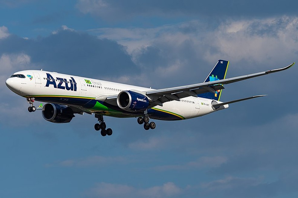 A azul é uma companhia aérea brasileira criada em 2008 — Foto: Wikimedia Commons 
