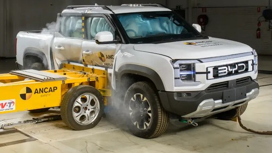 BYD Shark tira nota máxima em teste de segurança, mas com ressalvas