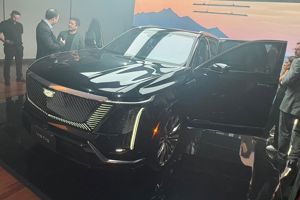 Cadillac Vistiq apresentado no Brasil — Foto: Julia Maria Toledo/Auto News Brasil