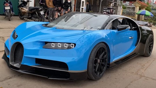 Vídeo: réplica de Bugatti Chiron construída do zero tem motor Toyota de quatro cilindros