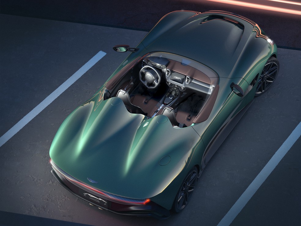 Só 10 Aston Martin DBR22 serão feitos, cada um custando 1,5 milhão de libras — Foto: Divulgação