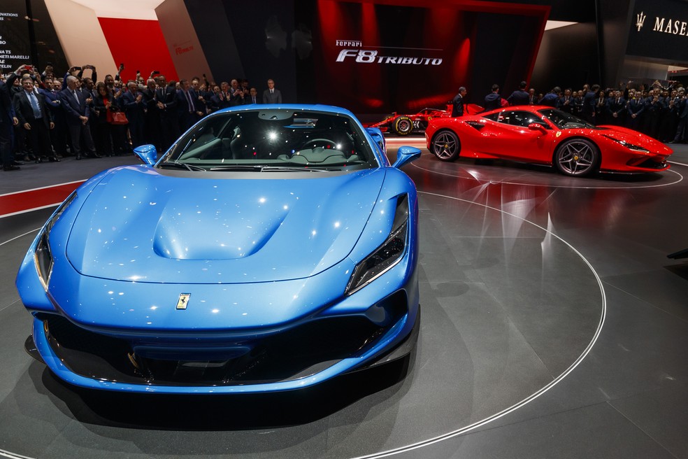 Ferrari F8 Tributo — Foto: Cyril Zingaro/AP
