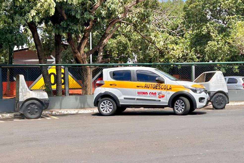 Baliza deixa de ser obrigatória na avaliação do exame prático para tirar a CNH em todo o Brasil  — Foto: Governo do MS