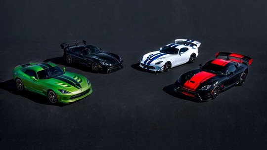 Dodge anuncia a morte do Viper com cinco versões comemorativas