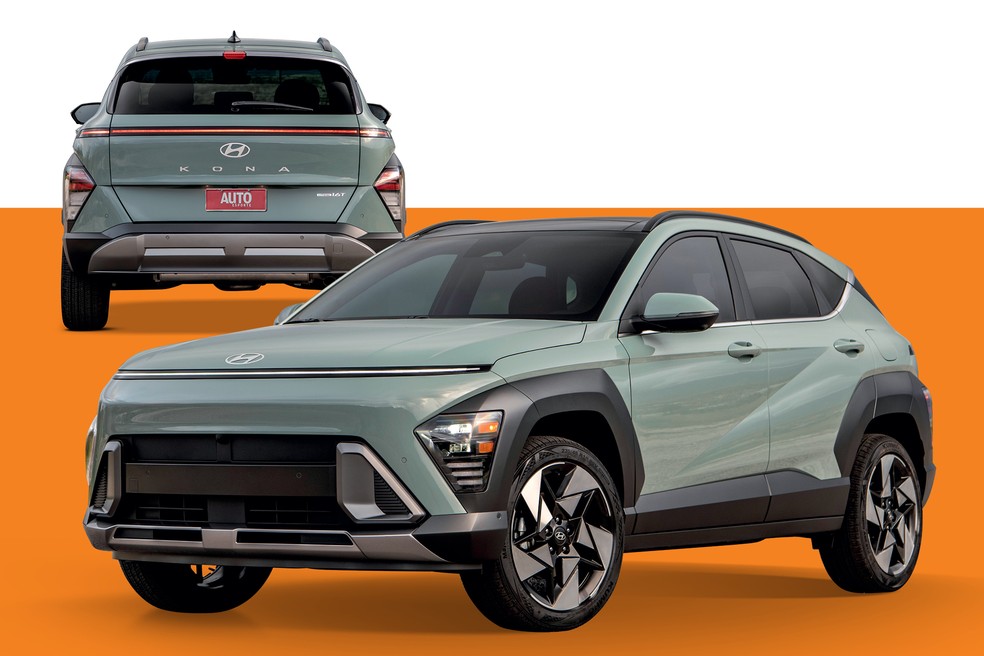 Hyundai Kona chegará às lojas em 2025 em versões híbrida e elétrica — Foto: Divulgação