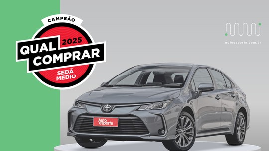 Toyota Corolla é o sedã médio de melhor custo do Brasil em 2025
