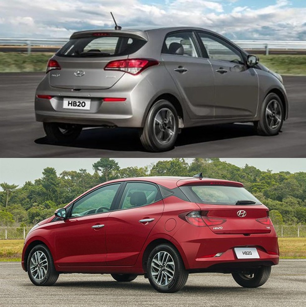 A traseira do HB20 também mudou um bocado (Foto: Divulgação/Auto News Brasil) — Foto: Auto Esporte