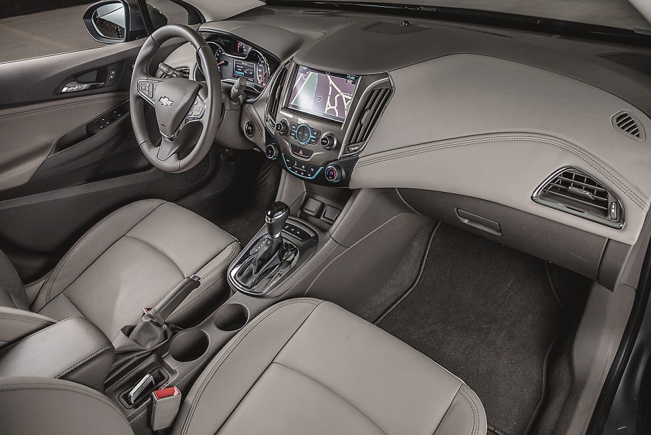 Interior do novo Chevrolet Cruze