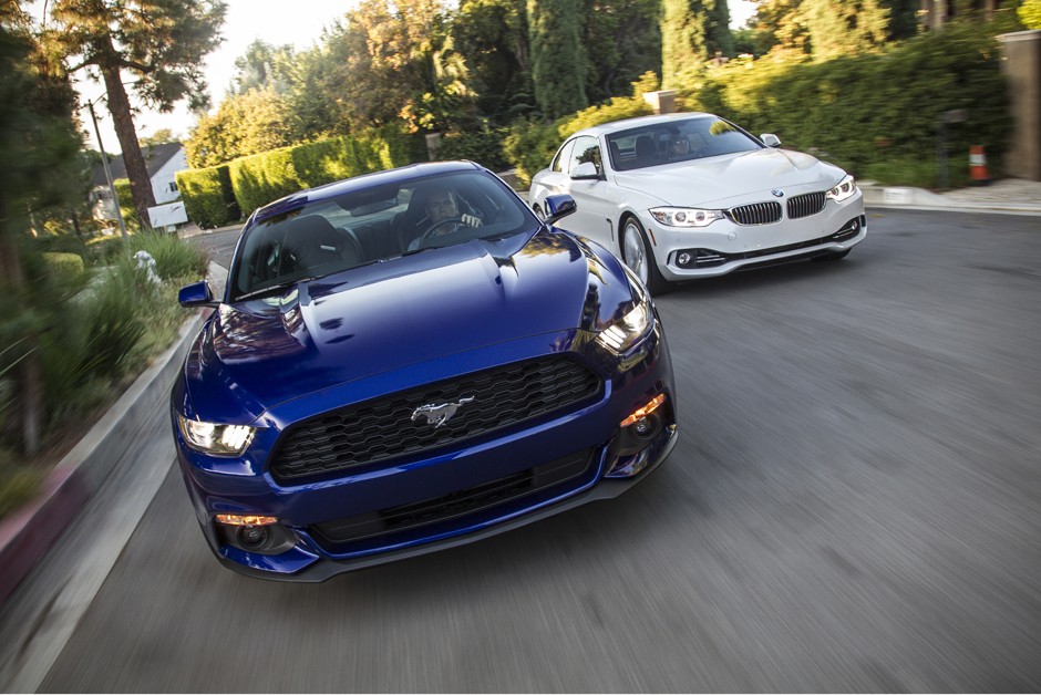 Ford Mustang X BMW Série 4