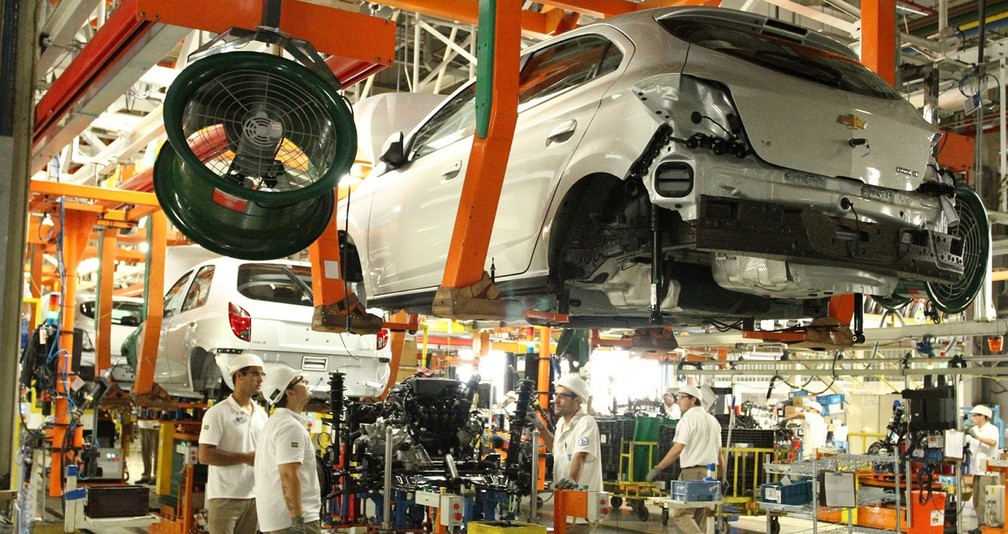 Fábrica da Chevrolet em Gravataí, RS — Foto: Divulgação