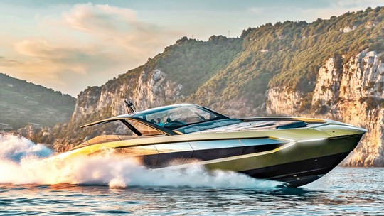 Lamborghini entrega seu primeiro iate de luxo com 4.000 cv e preço de quase R$ 20 milhões
