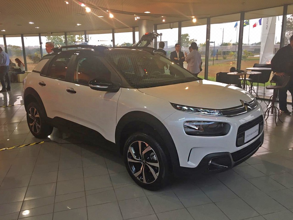 Citroën mostra C4 Cactus 'brasileiro', que chega em setembro — Foto: Isabel Sodré/G1