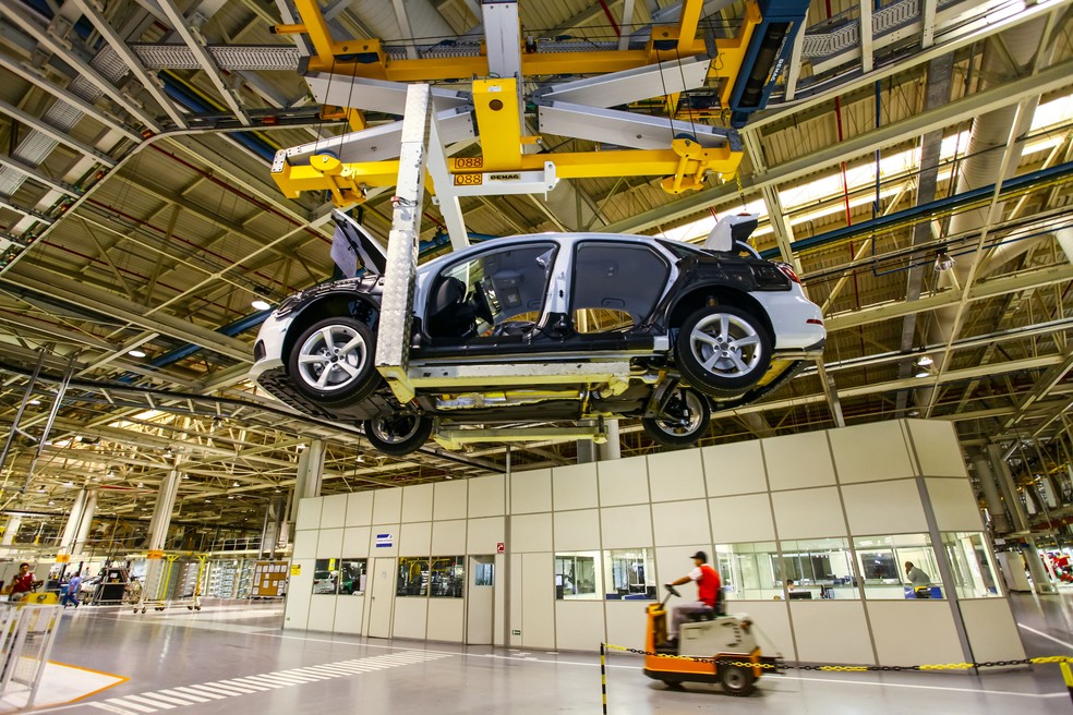 Fábrica da Audi no Paraná — Foto: Divulgação