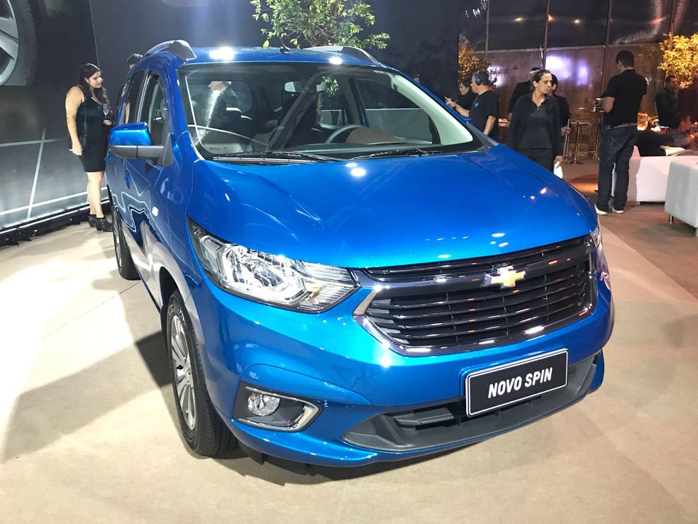 Chevrolet Spin estreia novo desenho na linha 2019 — Foto: André Paixão/G1