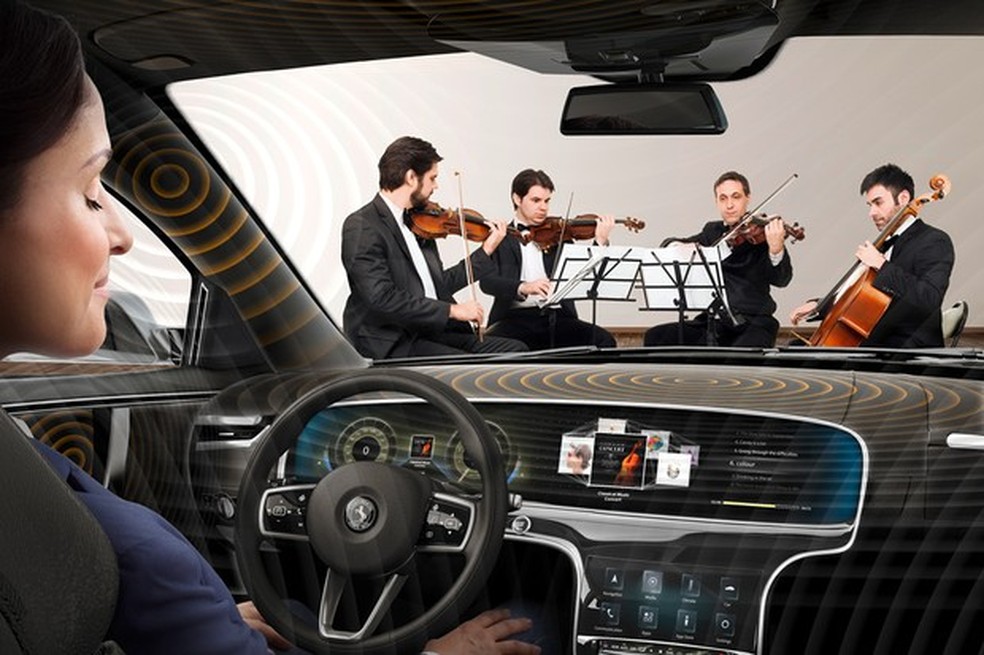 Cada parte do carro transmite melhor uma determinada frequência (Foto: Divulgação) — Foto: Auto Esporte