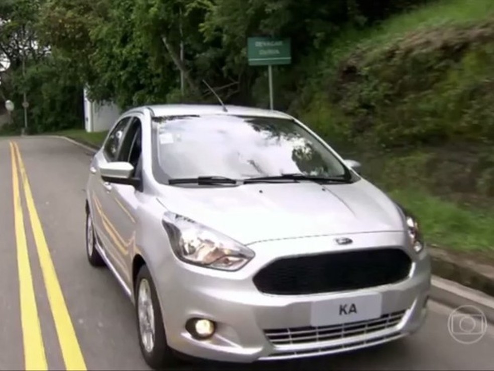 Ford Ka na televisão (Foto: Reprodução) — Foto: Auto Esporte