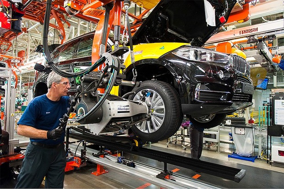 Fábrica da BMW nos Estados Unidos (Foto: BMW) — Foto: Auto Esporte
