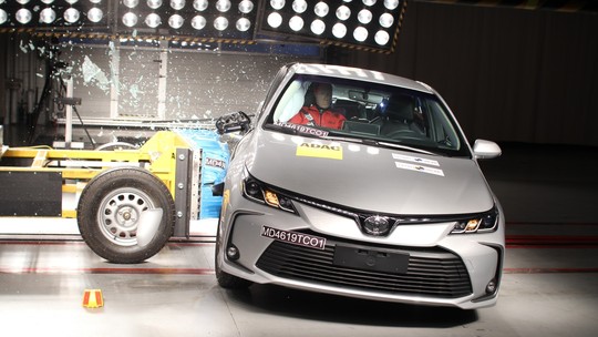 Novo Volkswagen Polo leva 3 estrelas em teste de segurança; Toyota Corolla ganha nota máxima