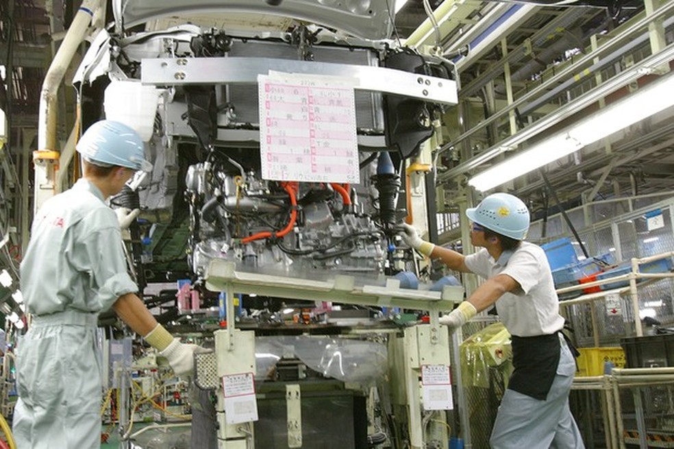 Fábrica da Toyota no Japão (Foto: Divulgação) — Foto: Auto Esporte