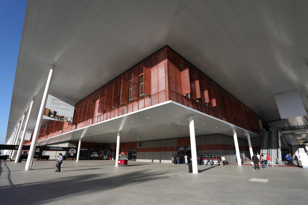 São Paulo Expo, na Rodovia dos Imigrantes — Foto: Fábio Tito/G1