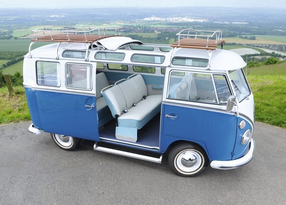 VW Samba fez sucesso nos Estados Unidos e custa uma fortuna — Foto: Camper & Bus