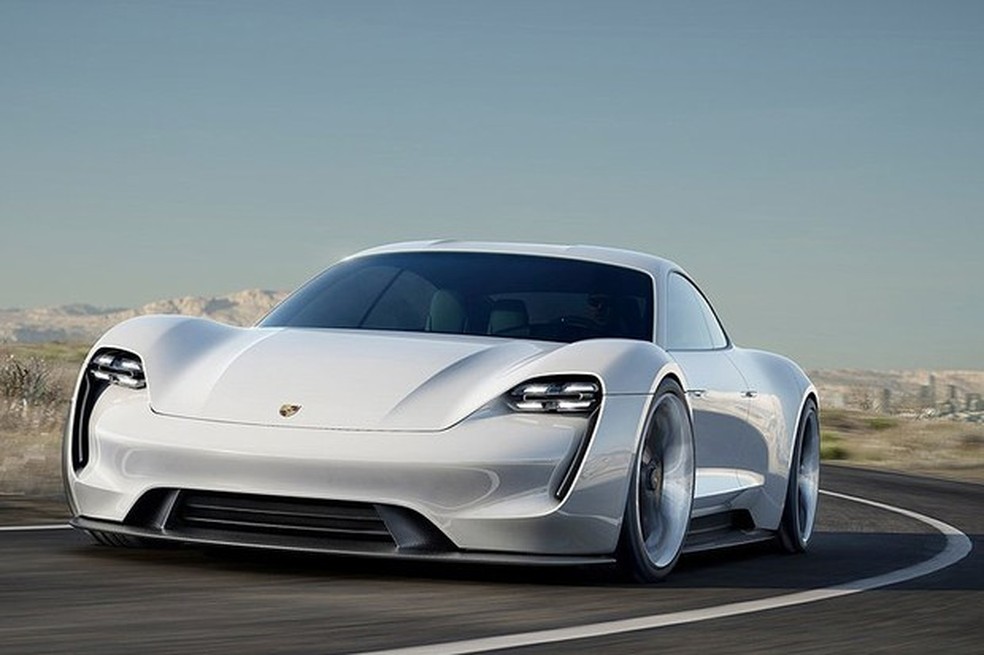 Conceito Porsche Mission E (Foto: Divulgação) — Foto: Auto Esporte