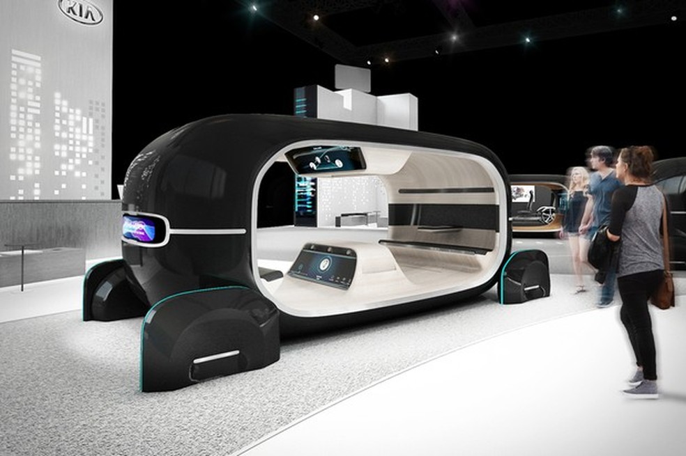 Sistema da Kia batizado de "Condução adaptável à emoção em tempo real" na CES 2019 (Foto: Divulgação) — Foto: Auto Esporte