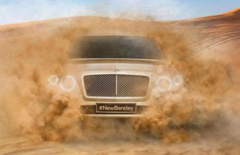 Bentley divulga teaser de inédito SUV (Foto: Divulgação) — Foto: Auto Esporte