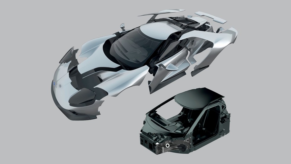 Ford priorizou a aerodinâmica no desenvolvimento do GT — Foto: Divulgação