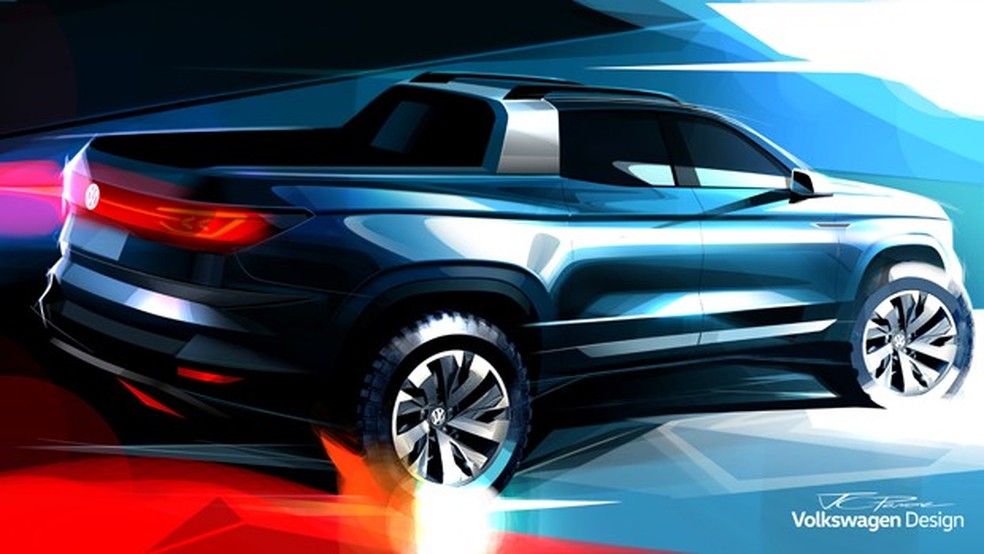 Volkswagen mostrará picape conceito inédita no Salão de SP (Foto: Divulgação) — Foto: Auto Esporte