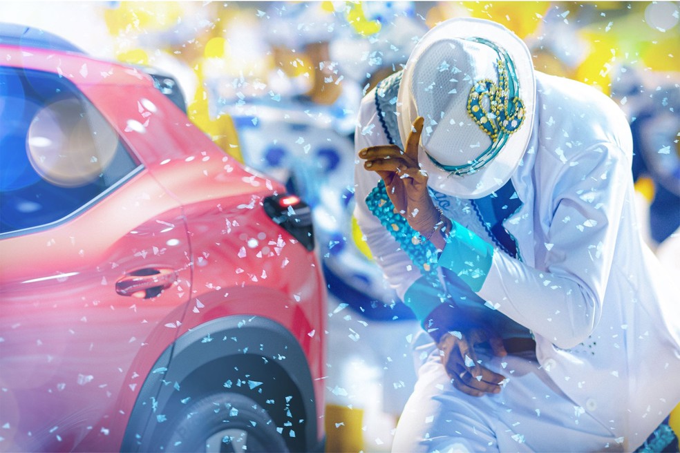 Volkswagen Tera aparece em teaser antes da revelação  — Foto: Divulgação/Volkswagen