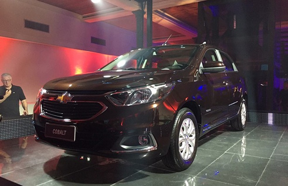 Facelift do Chevrolet Cobalt inclui faróis delgados e estilo parecido com o da Spin (Foto: Giulia Lanzuolo/Auto News Brasil) — Foto: Auto Esporte