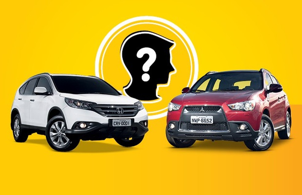 Honda CR-V e Mitsubishi ASX (Foto: Divulgação) — Foto: Auto Esporte