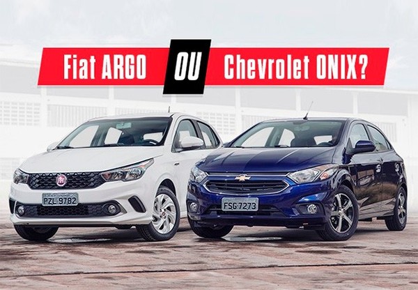Comparativo: Fiat Argo x Hyundai HB20 x Chevrolet Onix
