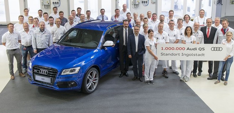 Audi comemora produção de 1 milhão de unidades da linha Q5 (Foto: Divulgação) — Foto: Auto Esporte