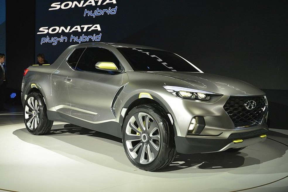 Hyundai Santa Cruz no Salão de Detroit 2015 (Foto: Newspress) — Foto: Auto Esporte