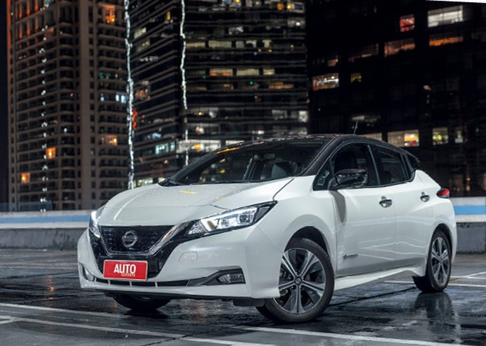 Nissan Leaf foi lançado em 2019 no Brasil — Foto: Auto Esporte