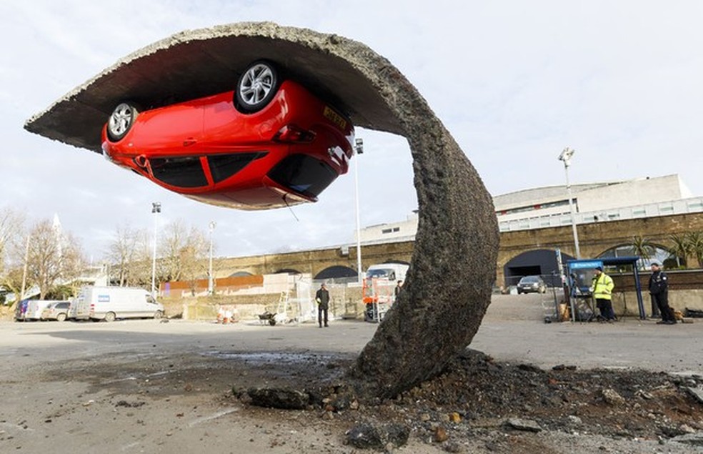 Corsa escultura (Foto: Divulgação) — Foto: Auto Esporte