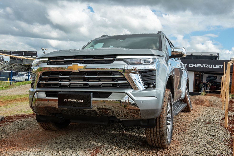 Para-choque da Chevrolet S10 2025 tamb�m foi renovado  � Foto: Divulga��o