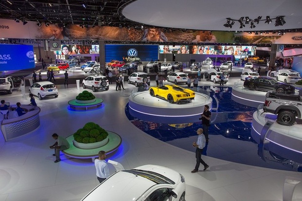 Valor para expor no Salão do Automóvel de São Paulo pode ultrapassar os R$ 20 milhões (Foto: Marcos Camargo/Autoesporte) — Foto: Auto Esporte