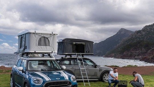 Mini lança barraca para teto do Countryman