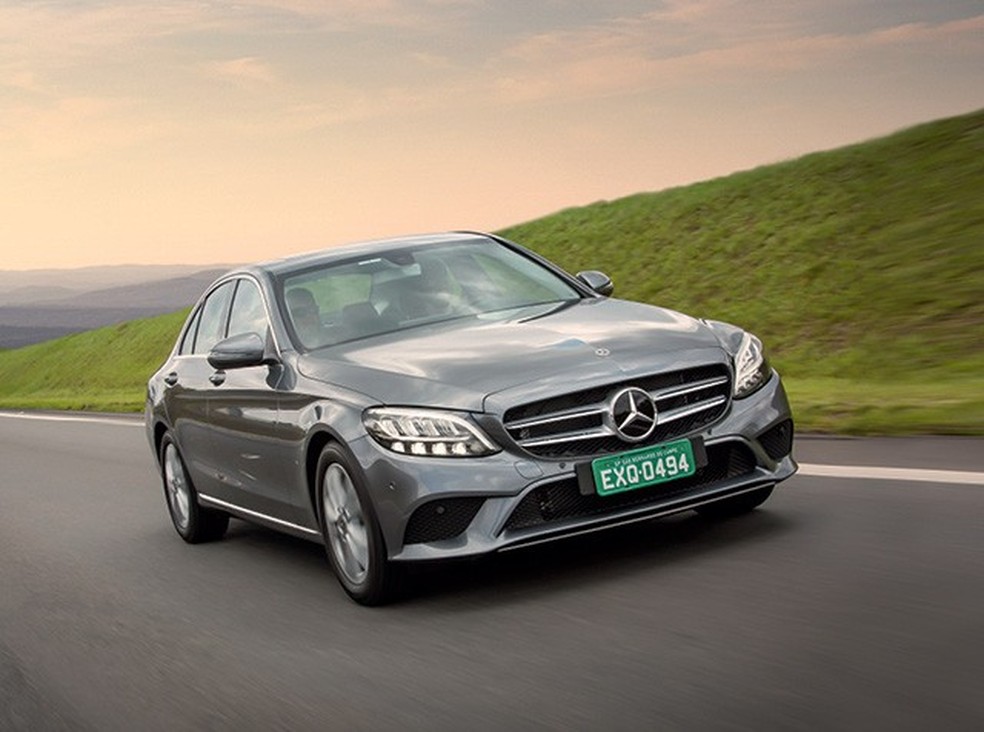 O C200 EQ Boost foi o primeiro carro híbrido do Brasil (Foto: Divulgação) — Foto: Auto Esporte