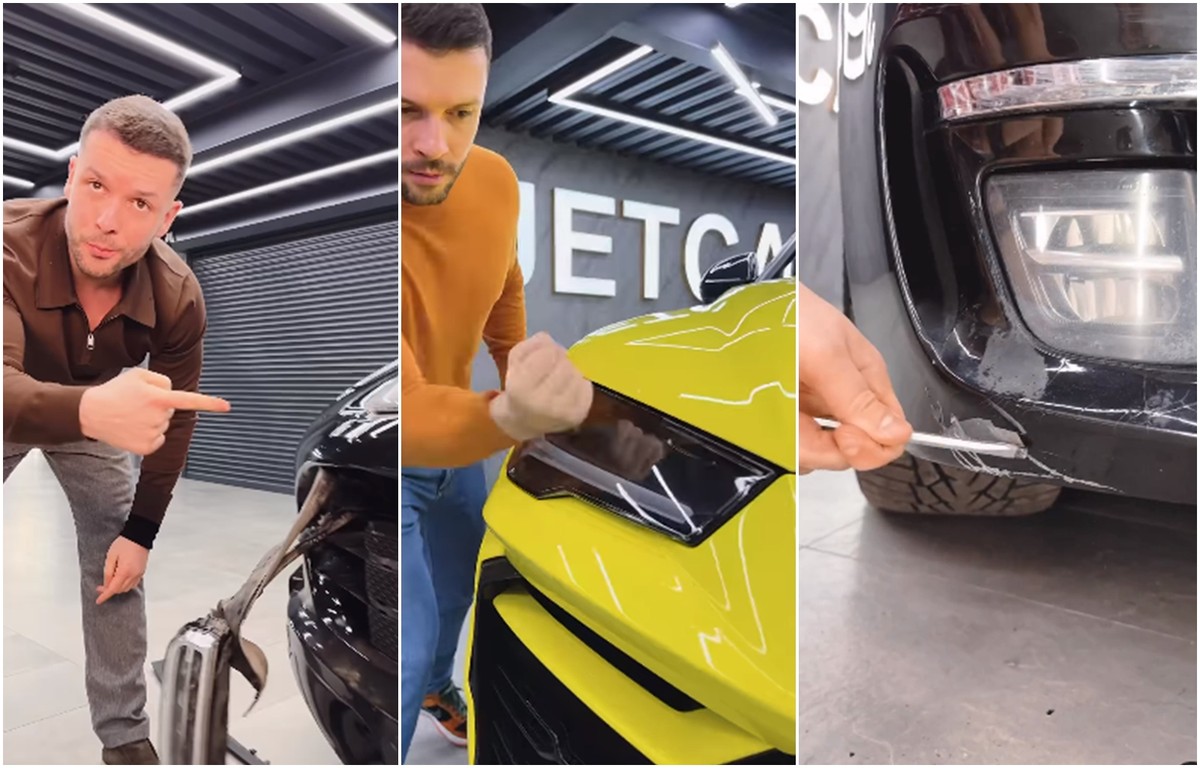 Russland zerschmettert Lamborghinis und Porsches mit seinen Händen, um die Zerbrechlichkeit von Luxusautos zu zeigen |  Unterhaltung