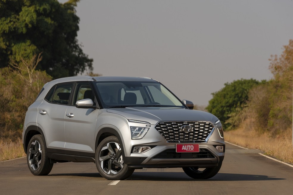 O  Creta mudou bastante na linha 2022 e promete ter ainda mais força até o final do ano. Até o final de julho, foram 37.761 vendas — Foto: Bruno Guerreiro/Auto News Brasil