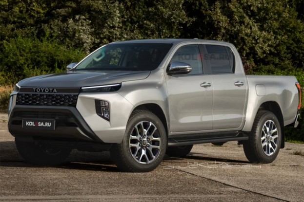 Nova geração da Toyota Hilux segundo projeção de artista
