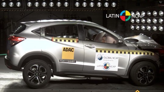 Honda HR-V recebe classificação máxima de segurança em crash test
