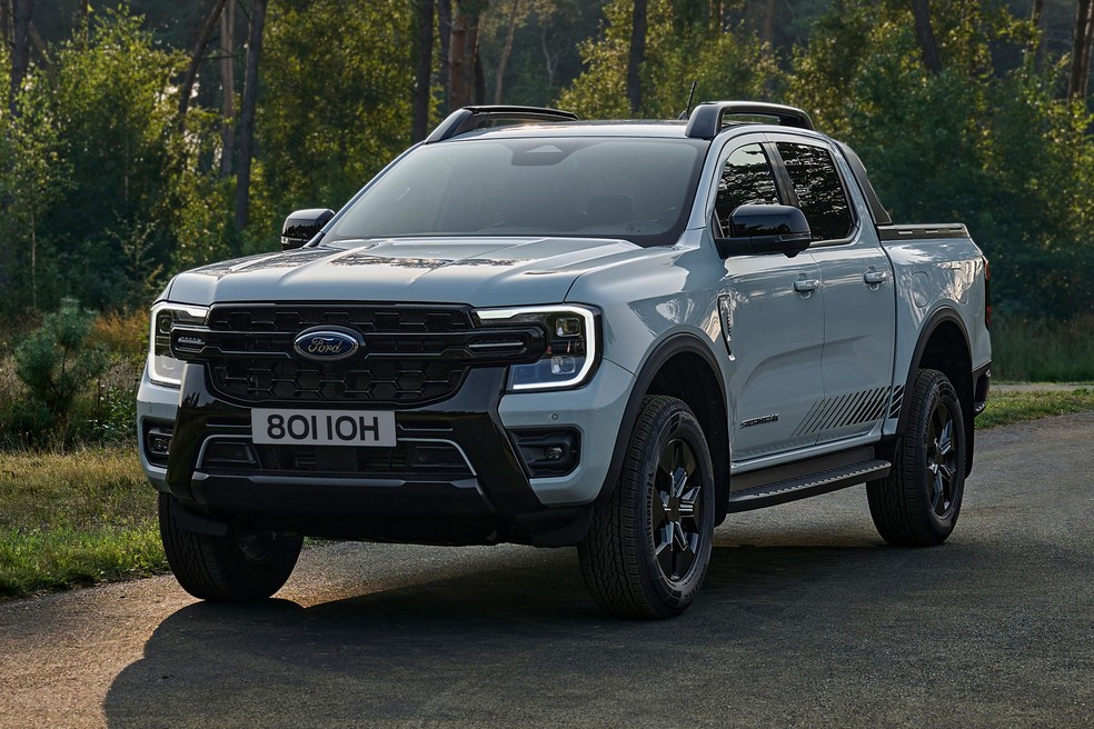 Ford Ranger PHEV vendida na Europa — Foto: Divulgação