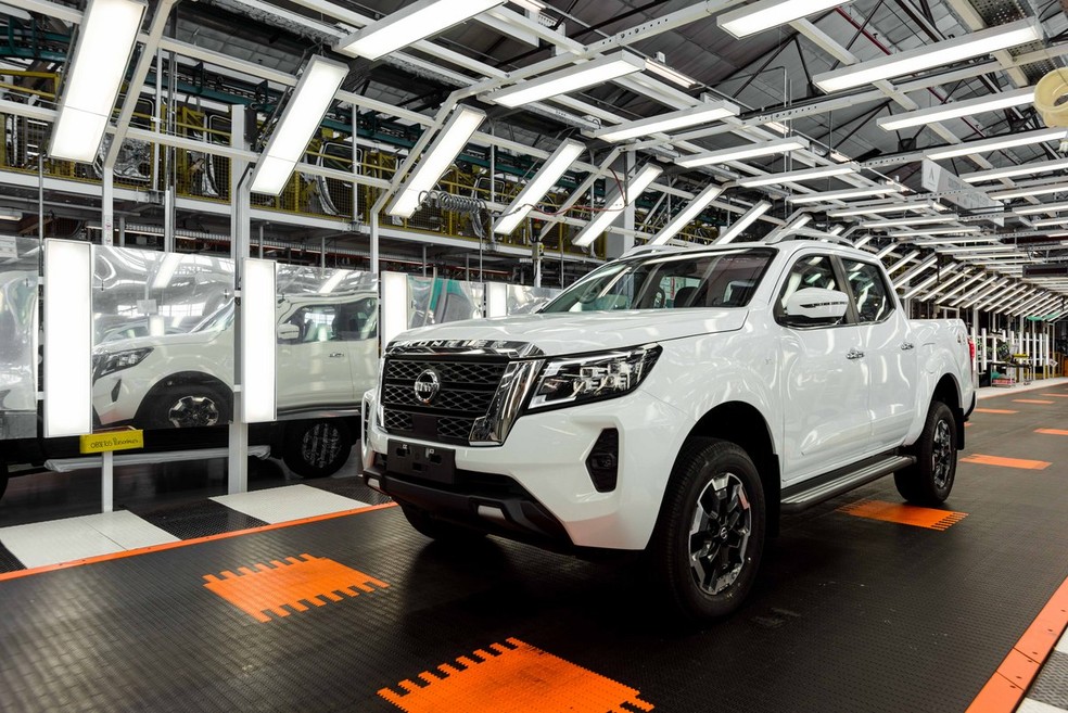 Nissan Frontier na fábrica de Córdoba, na Argentina — Foto: Divulgação