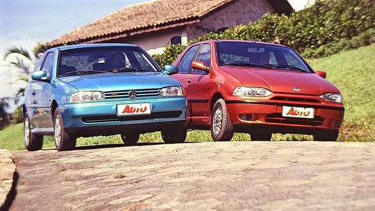 Quem era o melhor em 1996: Fiat Palio 16V ou VW Gol TSi?