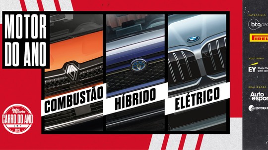Carro do Ano 2025: veja os vencedores a combustão, híbrido e elétrico